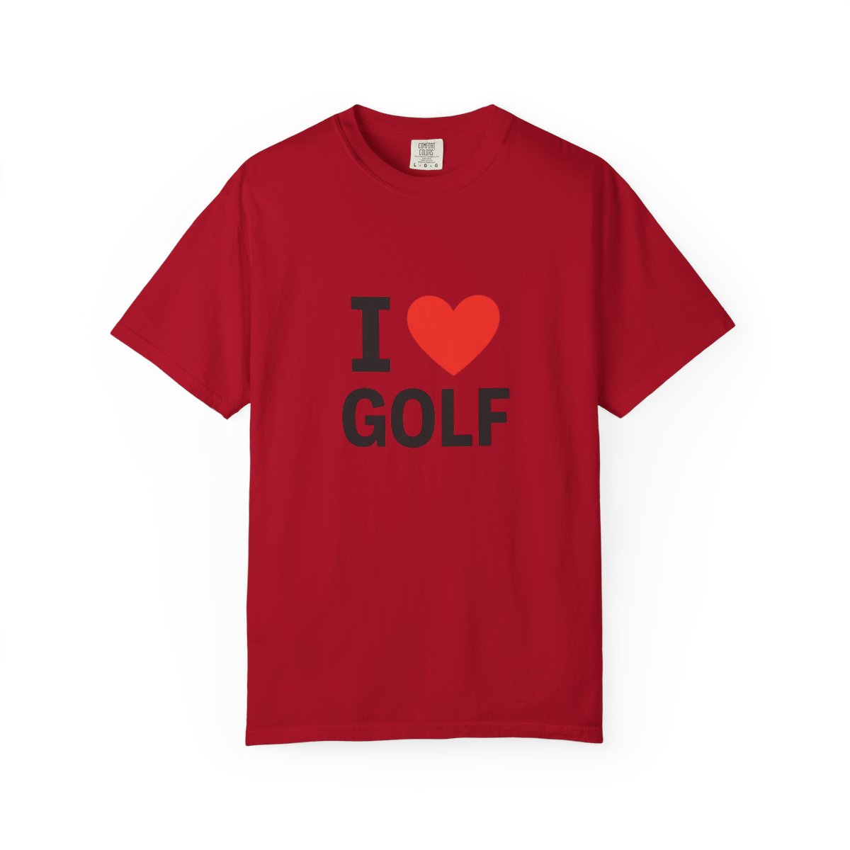 Classic I Love Golf T-Shirt for Passionate Golf Lovers - alternate angle 4, merchandise