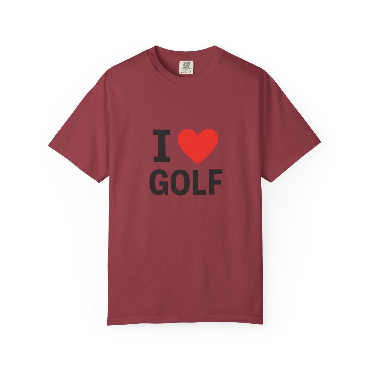 Classic I Love Golf T-Shirt for Passionate Golf Lovers - alternate angle 3, merchandise