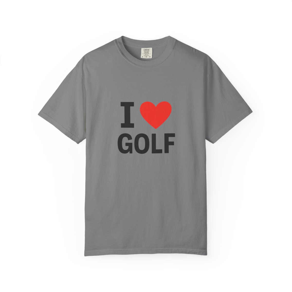 Classic I Love Golf T-Shirt for Passionate Golf Lovers - alternate angle 2, merchandise