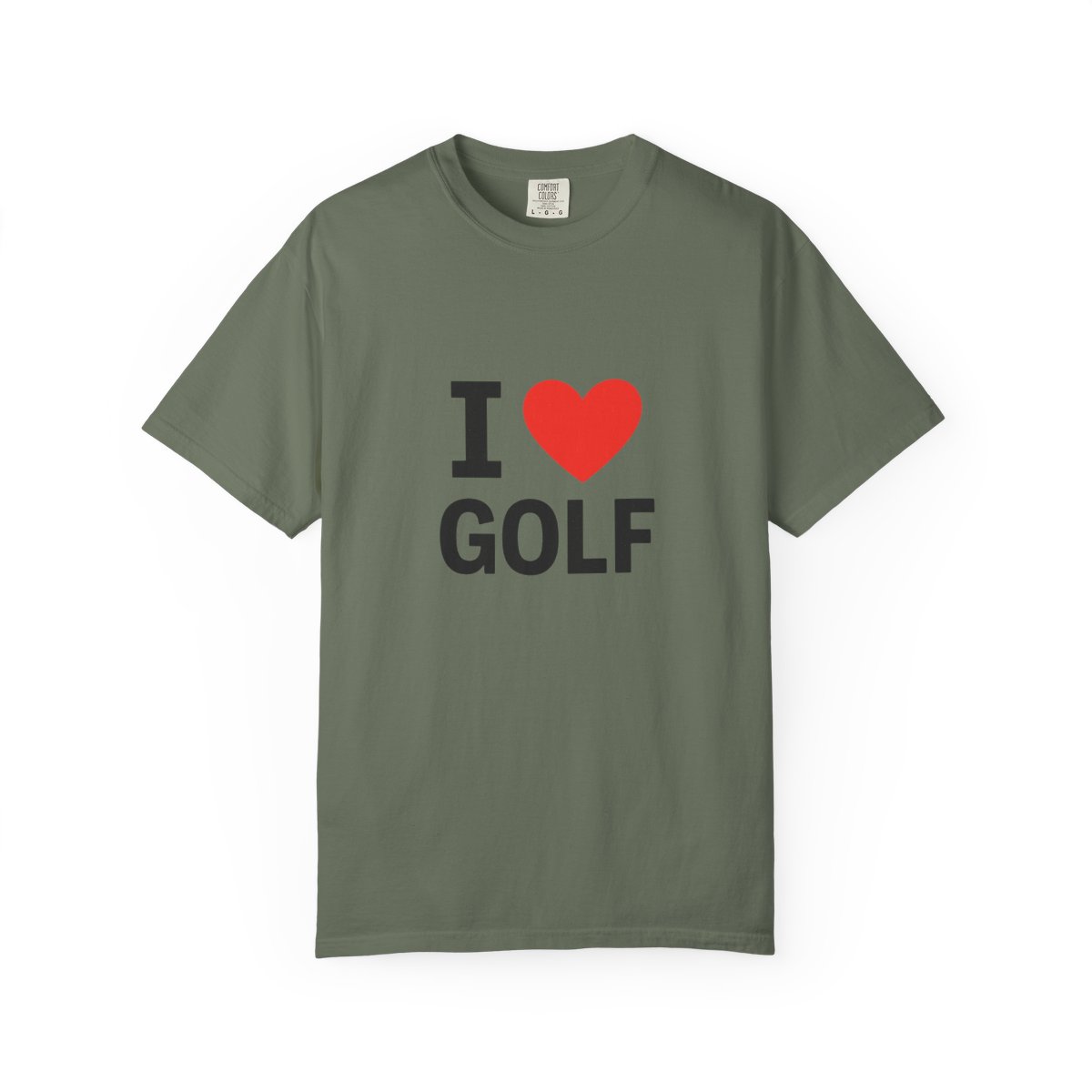 Classic I Love Golf T-Shirt for Passionate Golf Lovers - alternate angle 5, merchandise